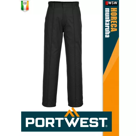 Portwest FORTIS PRESTON BLACK munkanadrág - munkaruha