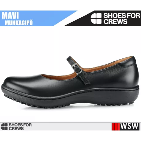 Shoes For Crews MARY JANE BLACK női csúszásmentes munkapapucs - munkacipő