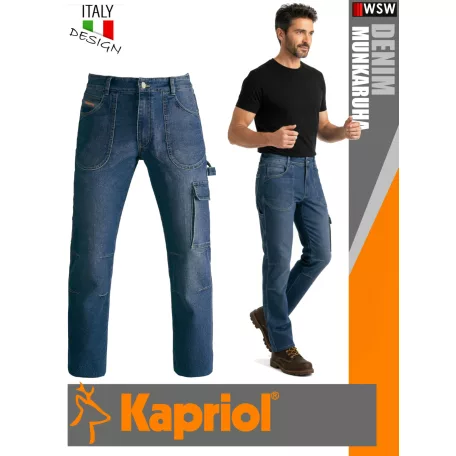 Kapriol TOURAN DENIM technikai stretch farmer munkanadrág - munkaruha
