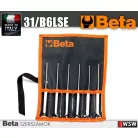 Beta szerszám - 6 darabos vezetőcsapos kiütő készlet műanyag tasakban