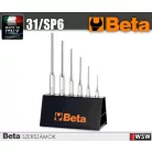 Beta szerszám - 6 darabos kiütő készlet tartóval