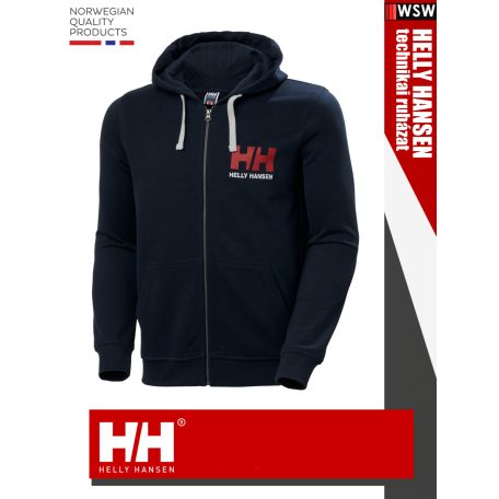 Helly Hansen NAVY LOGO technikai pulóver - ruházat