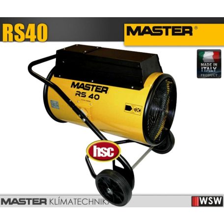 Master RS40 elektromos hőlégfúvó - 40kW