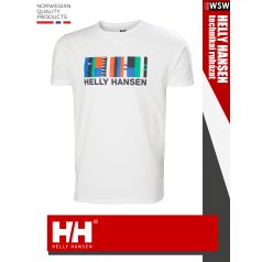 Helly Hansen WHITE SHORELINE technikai póló - ruházat Helly Hansen WHITE SHORELINE technikai póló - ruházat