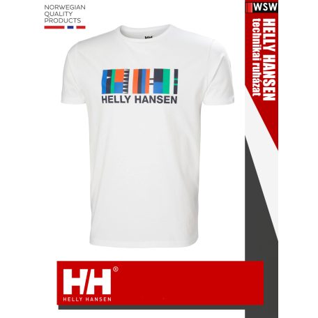 Helly Hansen WHITE SHORELINE technikai póló - ruházat