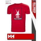 Helly Hansen RED SHORELINE technikai póló - ruházat
