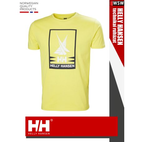 Helly Hansen YELLOW SHORELINE technikai póló - ruházat