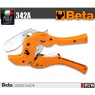 Racsnis csővágóolló műanyag csövekhez_342A