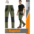 Kapriol SLICK GREEN technikai erősített munkanadrág - munkaruha