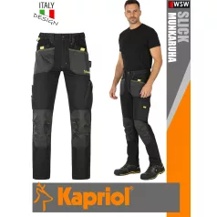   Kapriol SLICK BLACK technikai erősített munkafarmer - munkaruha