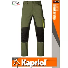   Kapriol KAVIR OLIVE technikai erősített slimfitt munkanadrág - munkaruha