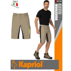   Kapriol KAVIR BEIGE technikai erősített rövidnadrág - munkaruha
