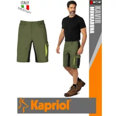   Kapriol KAVIR OLIVE technikai erősített rövidnadrág - munkaruha