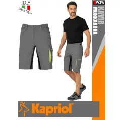   Kapriol KAVIR GREY technikai erősített rövidnadrág - munkaruha