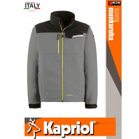 Kapriol KAVIR technikai erősített softshell kabát GREY - munkaruha