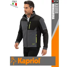   Kapriol KAVIR GREYtechnikai erősített polár kabát - munkaruha
