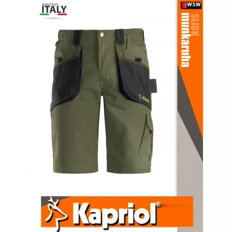Kapriol SLICK GREEN technikai erősített rövidnadrág - munkaruha