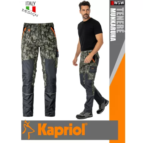 Kapriol TENERÉ PRO CAMOGREEN technikai stretch munkanadrág - munkaruha