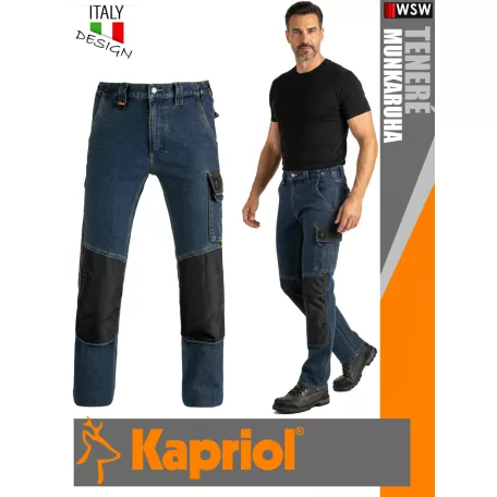 Kapriol TENERÉ PRO technikai stretch farmer munkanadrág DENIM - munkaruha