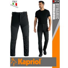   Kapriol DYNAMIC BLACK technikai stretch slimfit munkanadrág - munkaruha