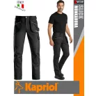 Kapriol SLICK BLACK technikai erősített munkanadrág - munkaruha