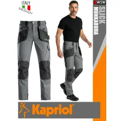   Kapriol SLICK GREY technikai erősített munkanadrág - munkaruha