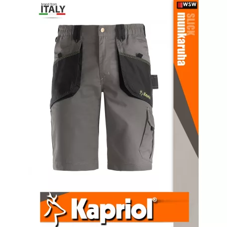 Kapriol SLICK GREY technikai erősített rövidnadrág - munkaruha