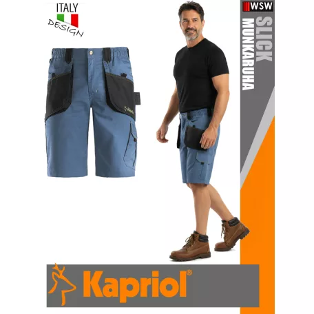 Kapriol SLICK BLUE technikai erősített rövidnadrág - munkaruha