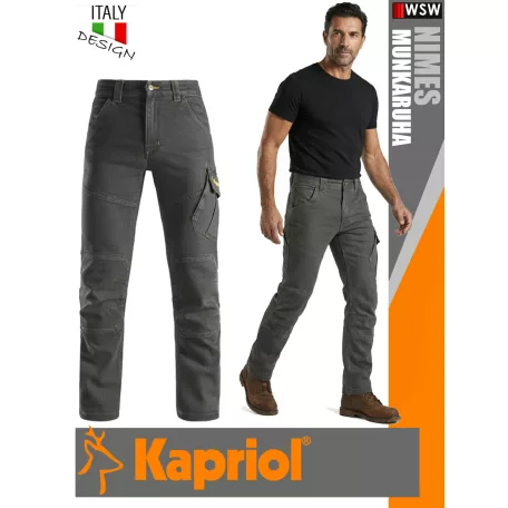 Kapriol NIMES OLIVE technikai stretch farmer munkanadrág - munkaruha