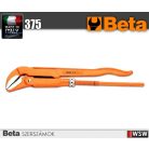 Svéd csőfogó 45° -os keskeny pofa_375