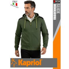 Kapriol SLICK GREEN technikai kapucnis kardigán - munkaruha