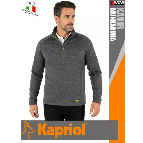 Kapriol KAVIR GREY technikai mikropolár kabát - munkaruha