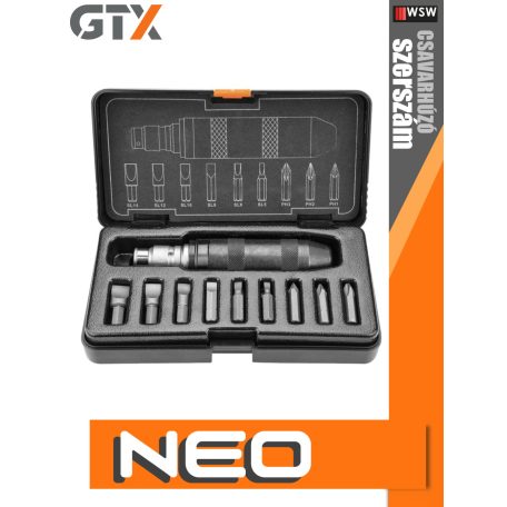 Neo Tools ütvecsavarhúzó készlet 10 db-os - szerszám