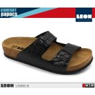 Leon COMFORT 4261 BLACK komfort női papucs