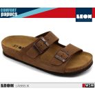Leon COMFORT 4261 BROWNVELUR komfort női papucs