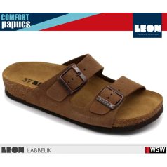 Leon COMFORT 4261 BROWNVELUR komfort női papucs