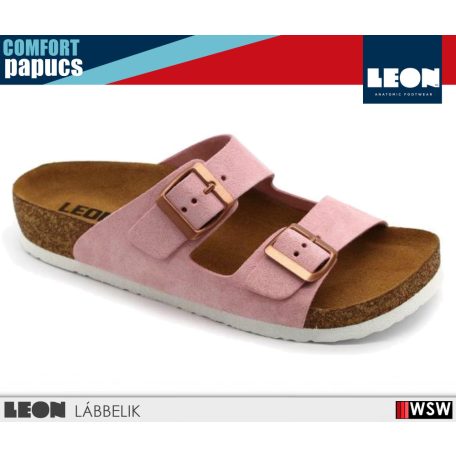 Leon COMFORT 4261 ROSE komfort női papucs