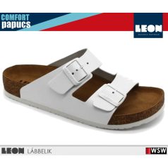 Leon COMFORT 4261 WHITE komfort női papucs