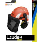 Irudek OREKA FORESTAL erdőgazdasági racsnis sisak, fül és szemvédő - egyéni védőeszköz zuhanásgátlás 