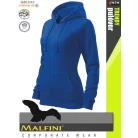 Malfini TRENDY ZIPPER ROYAL strech női kapucnis pulóver - munkaruha