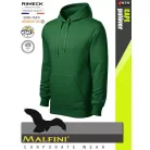 Malfini CAPE BOTTLEGREEN strech férfi kapucnis pulóver - munkaruha