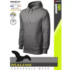   Malfini CAPE STEELGREY strech férfi kapucnis pulóver - munkaruha
