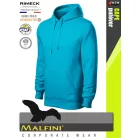 Malfini CAPE TURQUISE strech férfi kapucnis pulóver - munkaruha