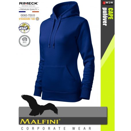 Malfini CAPE ROYAL strech női kapucnis pulóver - munkaruha