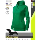 Malfini CAPE GRASSGREEN strech női kapucnis pulóver - munkaruha