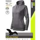 Malfini CAPE STEELGREY strech női kapucnis pulóver - munkaruha