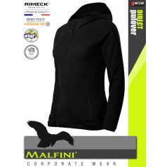   Malfini DIRECT BLACK strech női polár kardigán - munkaruha