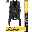 Snickers ALLROUNDWORK BLACK technikai sokzsebes mellény - munkaruha