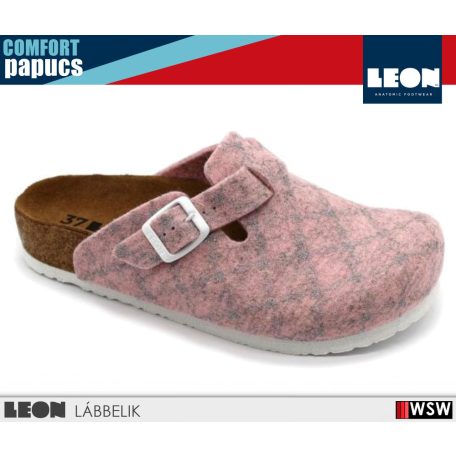 Leon COMFORT 4260 ROSE komfort női papucs