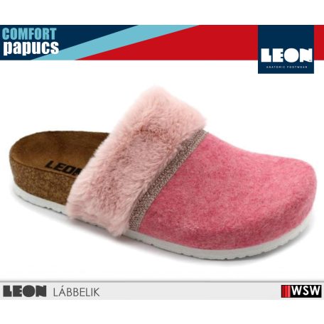 Leon COMFORT 4261 ROSE komfort női papucs
